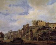 Jan van der Heyden Tiber Island Landscape painting